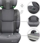 Автокресло Kinderkraft Comfort Up 2 Plus i-Size Grey (KCCOUP02GRYPL00) - изображение 5