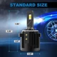 LED лампи H7 для Volkswagen (VW) 6000K, автомобільні, комплект 2 шт. - зображення 2