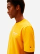 Футболка хлопковая длинная мужская Tommy Hilfiger 6216848 M Оранжевая (1160573865) - изображение 4