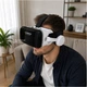Очки виртуальной реальности VR Shinecon Bluetooth для смартфона 5.5–7.2", VR для игр, просмотра фильмов и видео с регулировкой фокусного и межсекционного расстояния со встроенным микрофоном и наушниками, JBV-15-White - изображение 1