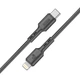 Кабель Brevia Type-C to Lightning 30W 1м, чорний box (51100BCLC1) 51100BCLC1 - зображення 2