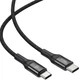Кабель Brevia Type-C to Type-C 60W 1м, чорний ZIP (56100BCCZ1) - зображення 2