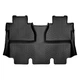 Килимки у салон Toyota Tundra 2013-, Crew Max, D2-6, з бортом, задні, чорні, Weathertech 440938 - зображення 1