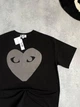 Футболка Comme des garcons play 88821 черного цвета, размер L - изображение 4