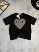 Футболка Comme des garcons play 88821 черного цвета, размер L - изображение 1