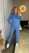 Жіночий спортивний костюм (светр + штани) Uaclothes 58/60 Блакитний (like38939-193751373) - зображення 1