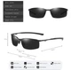 Поляризационные солнцезащитные очки AORON 559 UV400 Black/Black - изображение 5