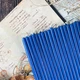 Сині воскові свічки 20 см (50шт) - изображение 3