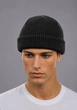 Женская вязанная шапка Мини-бини (One-size) Графитовый - изображение 2