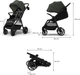 Прогулочная коляска Kinderkraft Grande 2 Green (KSGRAN02GRE0000) - изображение 5