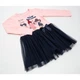 Плаття дитяче Breeze з зайками (12680-128G-peach) Breeze 12680-128G-peach 1059961 - зображення 2
