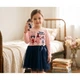 Плаття дитяче Breeze з зайками (12680-128G-peach) Breeze 12680-128G-peach 1059961 - зображення 6