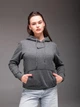 Жіноче худі сіре M R.A drop-6009 - зображення 1