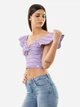 Топ жіночий Guess 849576059 L Бузковий (1160309787) - зображення 4