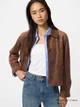 Куртка демисезонная короткая женская Uniqlo 241884252 XL Коричневая (1160344722) - изображение 1