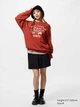 Свитшот оверсайз женский Uniqlo 897777346 XL Красный (1160358734) - изображение 6