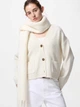 Кардиган с примесью шерсти вязаный женский Uniqlo Souffle 396163926 M Молочный (1160372761) - изображение 1