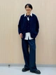 Кардиган с премисью шерсти вязаный женский Uniqlo Souffle 21264832 L Синий (1160373149) - изображение 3