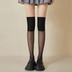 Жіночі панчохи з широкою фіксуючою резинкою ValerTights, чорні, 2 пари - зображення 1
