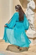 Парео з мультишифону мод ФЛО-360, Бірюзовий, 50-56 - изображение 3