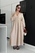 Женское платье макси, муслин, беж, размер XL/2XL - изображение 5
