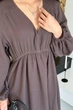 Женское платье макси, муслин, шоколад, размер XL/2XL - изображение 3