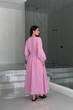 Женское платье макси, муслин, розовое, размер XL/2XL - изображение 2