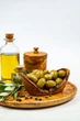 Оливки зеленые с травами Орегано Greek Product с косточкой 500г - изображение 3