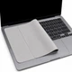 Чохол із мікрофібри для клавіатури MacBook 13–14 дюймів, захисна серветка-прокладка між екраном і клавіатурою, багаторазовий захист від подряпин та відбитків, сірий (141151251) - зображення 1