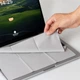 Чохол із мікрофібри для клавіатури MacBook 13–14 дюймів, захисна серветка-прокладка між екраном і клавіатурою, багаторазовий захист від подряпин та відбитків, сірий (141151251) - зображення 2