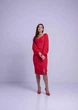 Костюм женский юбка приталенный 46 красный - изображение 6