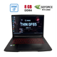 Игровой ноутбук Б-класс MSI GF65 Thin 9SEXR / 15.6" (1920x1080) IPS / Intel Core i7-9750H (6 (12) ядра по 2.6 - 4.5 GHz) / 8 GB DDR4 / 512 GB SSD M.2 / nVidia GeForce RTX 2060, 6 GB GDDR6, 192-bit / WebCam б/у - изображение 1