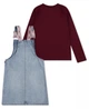 Детский костюм Levi's лонгслив и сарафан 1160547230 (Разные цвета 4) на рост 98-104 см - изображение 2