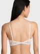 Кружевной комплект белья Victoria's Secret бюст Push-Up и трусики тонг 1160539922 (Молочный 36B/M) - изображение 3
