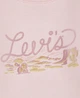 Костюм для девочки Levi's свитшот на флисе и штаны 1160586304 (Розовый 4) на рост 98-104 см - изображение 3