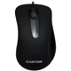 Компьютерная мышь Canyon оптическая 1200 dpi 3 кнопки USB Черная с прорезиненным покрытием 1.5 м (CNE-CMS2) - изображение 1