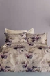 Комплект постільної білизни Issimo Digital Satin 200х220 см Viola - зображення 1