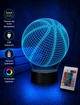 Подарочный ночник светильник «Баскетбольный мяч» с пультом 3D лампа с Led-подсветкой (7 цветов 4 режима) (3DS005) - изображение 1