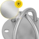Крепление 4FIZJO X-Mount для петель и канатов на потолок или стену Серое (P-5907739311009) - изображение 8