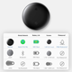 Smart Tag Bluetooth-трекер для ключей, багажа и кошелька, IP68, работает с Apple Find My, беспроводной локатор для iPhone, белый - изображение 4