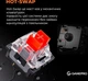 Клавіатура ігрова механічна дротова GamePro MK160B Hot-Swap Red Switch RGB USB UA Black компактна TKL геймерська клавіатура для ПК - зображення 5