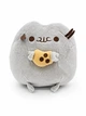 Мягкая Плюшевая Игрушка Plush Кот Пушин с печеньем Pusheen 15 см серый (1024601) - изображение 1