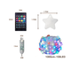 Умная гирлянда Звездочки RGB 10м, 100 LED с Bluetooth и USB - управление с телефона, пульт, музыкальный режим - изображение 6