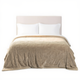Покрывало на кровать 200×220 см плюшевое кофейный 9089-20-60-3 - изображение 1