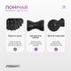 Подвійний масажний м'яч арахіс EasyFit з шипами твердий чорний (PVC) (ролик-валик для МФР та йоги, масажер для спини, ніг, рук, шиї) EF-1072-BK - зображення 4