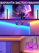 Светодиодная лента лед LED гирлянда ргб RGB лента подсветка с пультом светодиодные ленты гирлянды разноцветная 5м - изображение 5