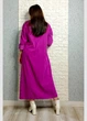 Сукня А-силуету з мікровельвету фуксія New Collection 23-851 - фуксія - L-XXL - зображення 3