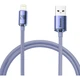 Кабель Baseus Crystal Shine USB - Lightning (M/M), 2.4A, 2 м Purple (CAJY000105) - изображение 1