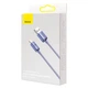 Кабель Baseus Crystal Shine USB - Lightning (M/M), 2.4A, 2 м Purple (CAJY000105) - изображение 3