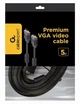 Кабель Cablexpert VGA - VGA (M/M), HD15, з 2-ма фер. кільцями, чорний, 5 м пакет (CC-PPVGA-5M-B) - зображення 5